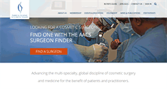 Desktop Screenshot of cosmeticsurgery.org