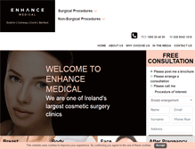 Tablet Screenshot of cosmeticsurgery.ie