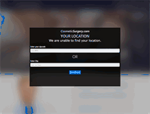 Tablet Screenshot of cosmeticsurgery.com